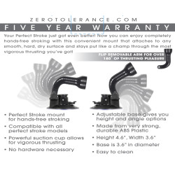 Zero Tolerance Support Ventouse pour Masturbateurs Perfect Stroke